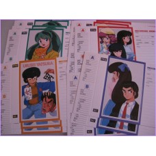 LAMU URUSEI YATSURA Lum Set N Cassette INDEX CARD Anime 80s